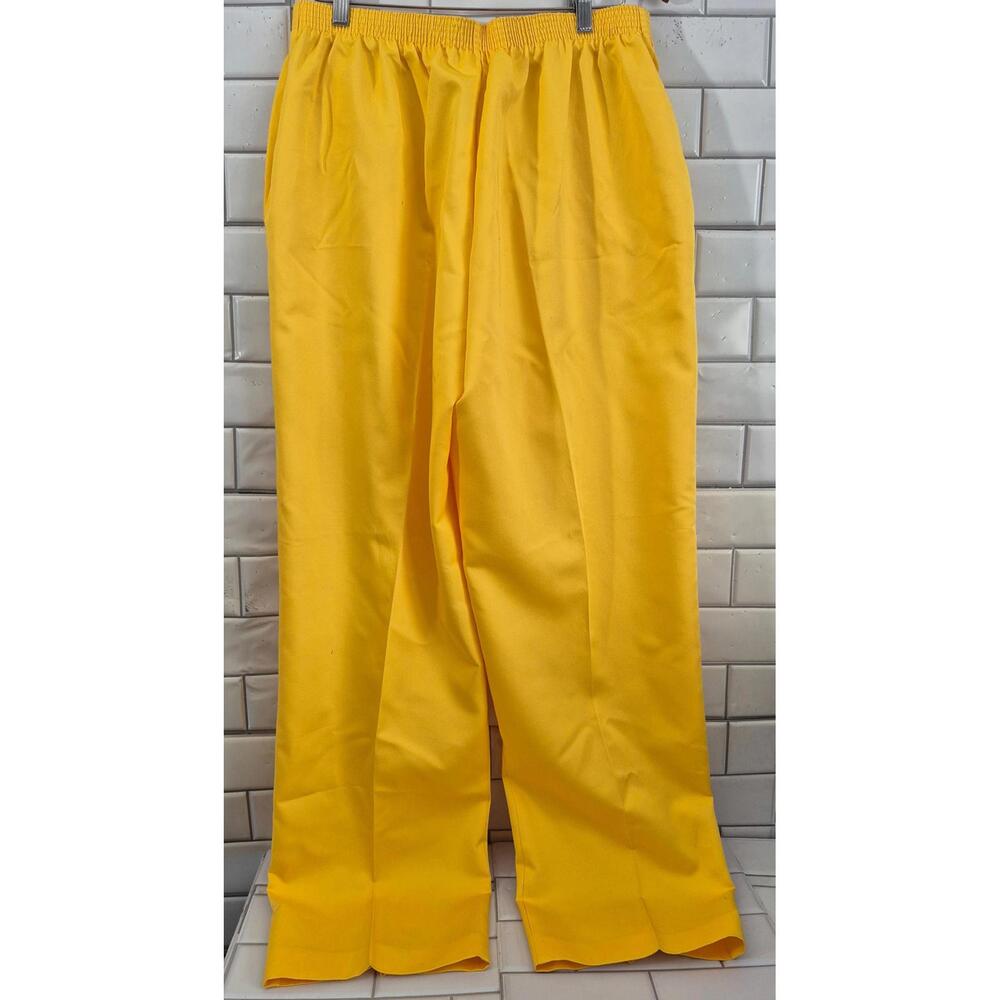 Ms Russ Vintage Elastic High Waist Pant Pockets Straight Leg